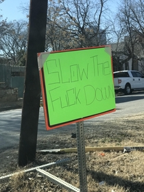 This construction crews kind message