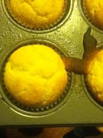 This corn bread muffin is number one