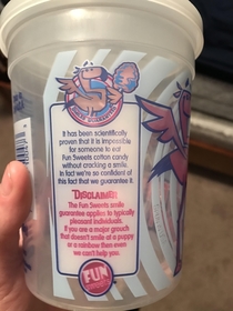 ThIs cotton candy container