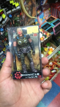 This crappy knock off action figure at the local dollar store