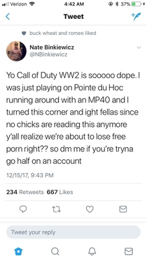 This crazy COD story