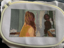 this cross stitch is DISGOSTENG