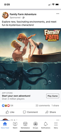 This does NOT look like a family- friendly game to me