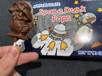 This duck is clearly not equipped to go to space