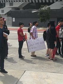 This dude spotted at a sports event