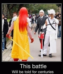 This epic battle