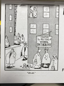 This Far Side cartoon on my calendar felt very relevant