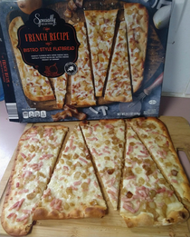This flat bread from Aldi was as tasty as it was accurately represented