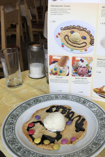 This German clown pancake