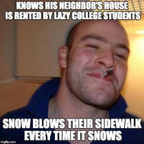 This good guy neighbor saves us from a fine every time