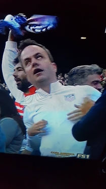 This guy after USA scored