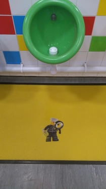 This guy near the urinals at Legoland