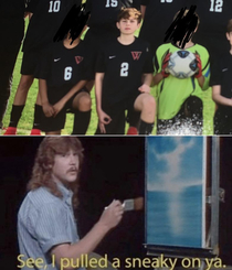 This guy on my soccer team