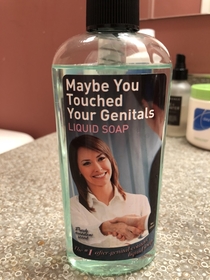 This hand soap I received from my SO