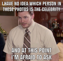 This happens almost every time someone posts a picture of someone with a famous person