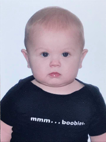 This has got to be one of the greatest baby passports photos Ive come across