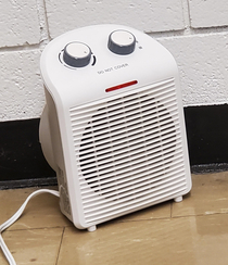 This heater looks like its seeing something it doesnt want to