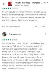 This Height increase app review