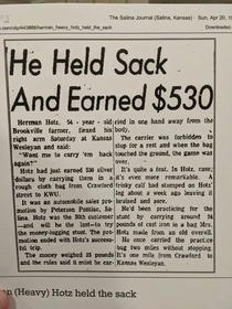 This hilarious news clipping about my great great uncle