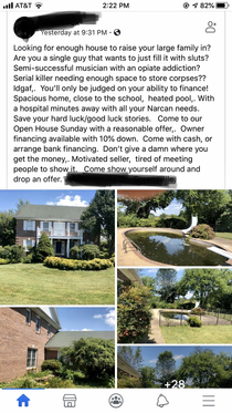 This home for sale posting