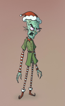 This is a funny looking mutant elf I created
