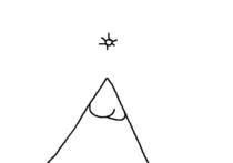 This is a picture of a mountain and totally isnt a guys asshole