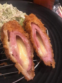 This is a yummy cordon bleu but my dirty mind says otherwise