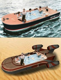 This is all I could think of when I saw that Hot Tub Boat yesterday