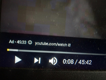 This is greatTo watch a  minute video youtube expects me to watch a  minute ad I have no words youtube