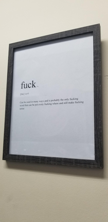 This is hanging in our office