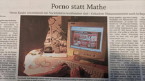This is how my local newspaper thinks looking at porn in  looks like