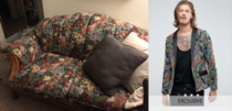 This is my great-grandmothers couch I just found this blazer on ASOS today