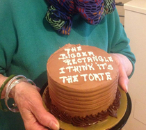 This is not the cake she tried to order over the phone