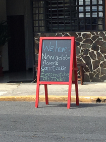 This is outside the ice creamcoffee shop from my university in Costa Rica