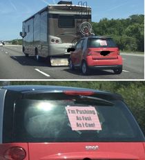 This is still one of my favorite things Ive witnessed on the highway