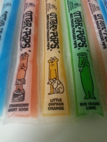 This is the saddest flavor of a freeze pop that I have ever seen 