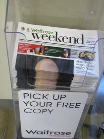 This is why you never put bald guy on the cover of a newspaper