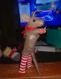 This kangaroo Christmas decoration