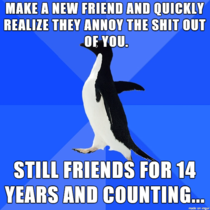 This keeps happening to me because I always try and be extra nice to people with no friends