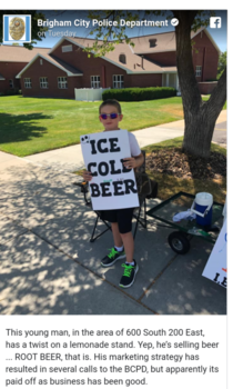 This kid and hes genius marketing