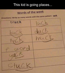 This kid is going places