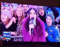 This kid on ABC in Times Square