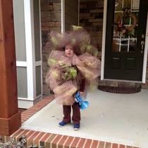 This kid was a fart for Halloween