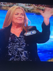 This ladys name on Wheel of Fortune   