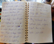 This last journal entry from my wife on our trip to Italy a few years ago