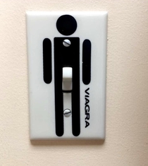 This light switch at a nursing home