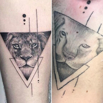 This lion tattoo