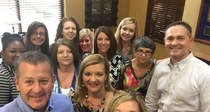 This local business inserted someone into the photo who was absent when it was taken