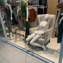 this mannequin in our local mall perfectly captures my wfh life tired and broken
