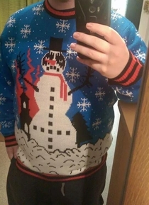 This might just be the most metal Christmas sweater yet